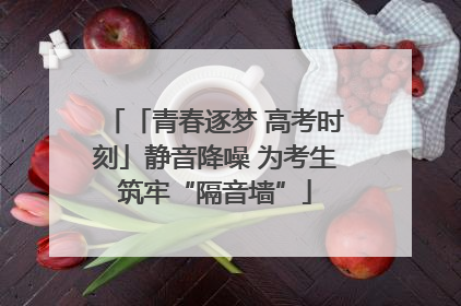 「青春逐梦 高考时刻」静音降噪 为考生筑牢“隔音墙”