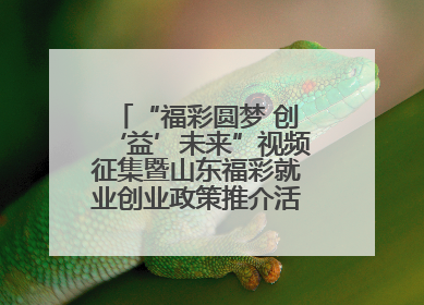 “福彩圆梦 创‘益’未来”视频征集暨山东福彩就业创业政策推介活动在东营举行