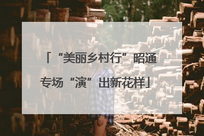 “美丽乡村行”昭通专场“演”出新花样
