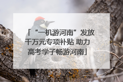 “一机游河南”发放千万元专项补贴 助力高考学子畅游河南