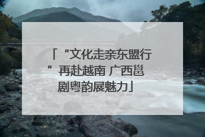 “文化走亲东盟行”再赴越南 广西邕剧粤韵展魅力