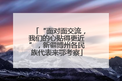 “面对面交流，我们的心贴得更近”，新疆博州各民族代表来鄂考察