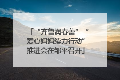 “齐鲁润春蕾”“爱心妈妈续力行动”推进会在邹平召开