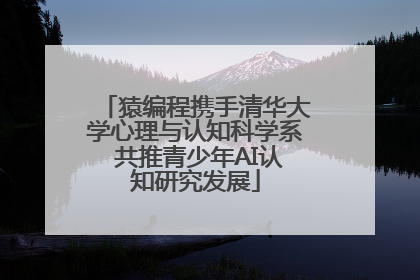 猿编程携手清华大学心理与认知科学系 共推青少年AI认知研究发展