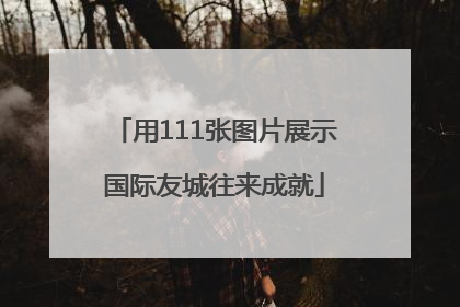 用111张图片展示国际友城往来成就
