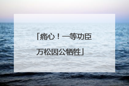 痛心！一等功臣万松因公牺牲