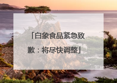 白象食品紧急致歉：将尽快调整