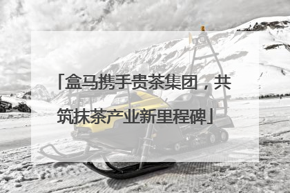 盒马携手贵茶集团，共筑抹茶产业新里程碑