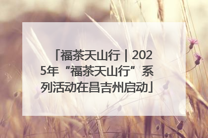 福茶天山行｜2025年“福茶天山行”系列活动在昌吉州启动