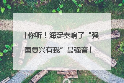 你听！海淀奏响了“强国复兴有我”最强音
