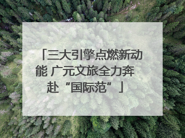 三大引擎点燃新动能 广元文旅全力奔赴“国际范”