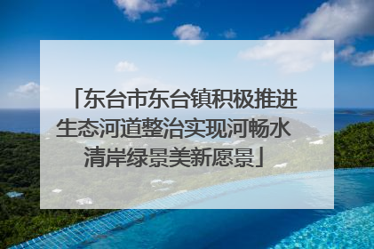 东台市东台镇积极推进生态河道整治实现河畅水清岸绿景美新愿景