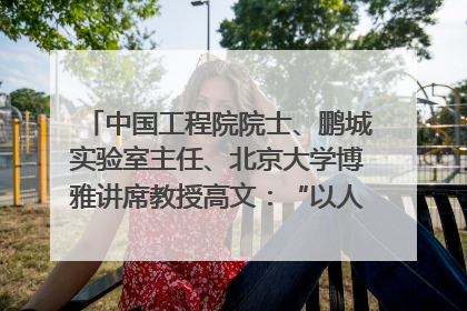 中国工程院院士、鹏城实验室主任、北京大学博雅讲席教授高文：“以人为本 智能向善” 推动文化与科技相生相促｜聚焦2025文化强国建设高峰论坛
