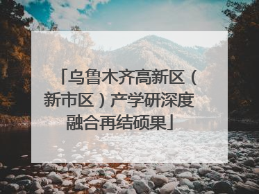 乌鲁木齐高新区（新市区）产学研深度融合再结硕果