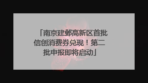南京建邺高新区首批信创消费券兑现！第二批申报即将启动