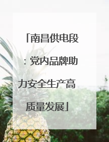 南昌供电段：党内品牌助力安全生产高质量发展