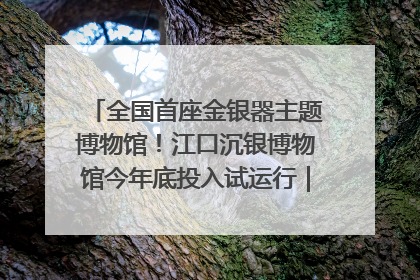 全国首座金银器主题博物馆！江口沉银博物馆今年底投入试运行｜万千气象看四川