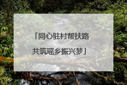 同心驻村帮扶路 共筑瑶乡振兴梦