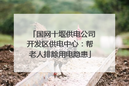 国网十堰供电公司开发区供电中心：帮老人排除用电隐患