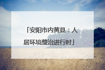 安阳市内黄县：人居环境整治进行时
