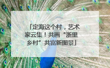 定海这个村，艺术家云集！共画“浙里乡村”共富新图景