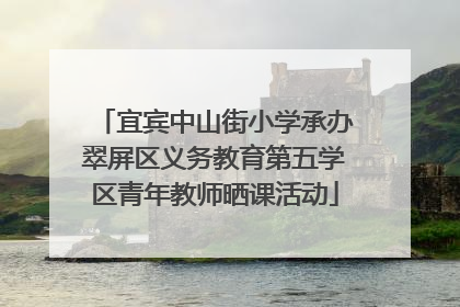 宜宾中山街小学承办翠屏区义务教育第五学区青年教师晒课活动
