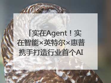 实在Agent！实在智能×英特尔×惠普携手打造行业首个AI PC 智能体