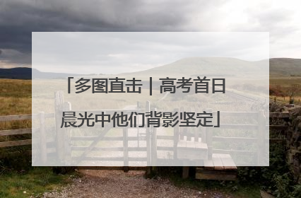 多图直击｜高考首日 晨光中他们背影坚定