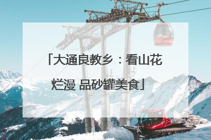 大通良教乡：看山花烂漫 品砂罐美食
