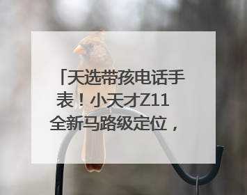 天选带孩电话手表！小天才Z11全新马路级定位，准到离谱