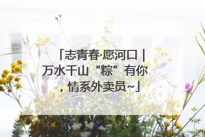 志青春·愿河口｜万水千山“粽”有你，情系外卖员~