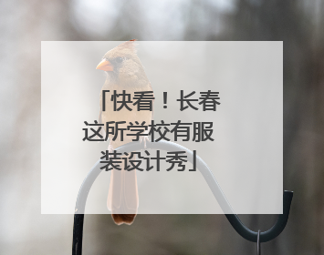 快看！长春这所学校有服装设计秀
