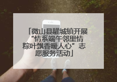 微山县驩城镇开展“情系端午邻里情 粽叶飘香暖人心”志愿服务活动