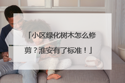 小区绿化树木怎么修剪？淮安有了标准！