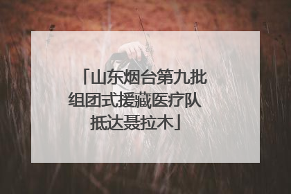 山东烟台第九批组团式援藏医疗队抵达聂拉木