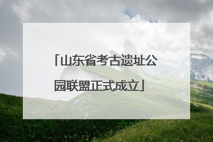 山东省考古遗址公园联盟正式成立