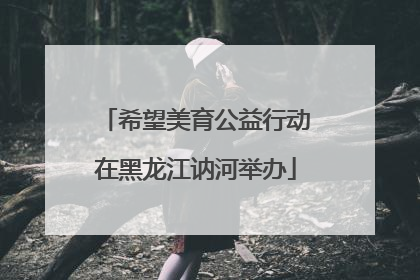 希望美育公益行动在黑龙江讷河举办