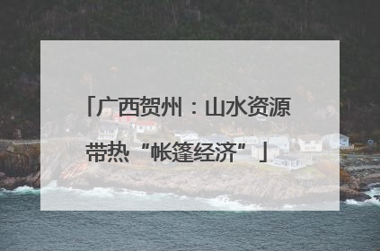 广西贺州：山水资源带热“帐篷经济”