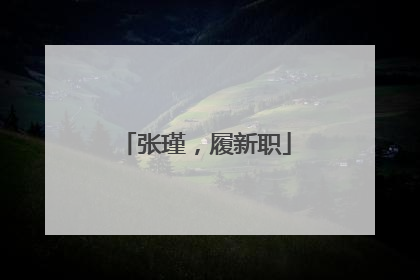 张瑾，履新职