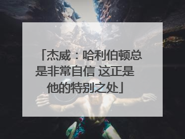 杰威：哈利伯顿总是非常自信 这正是他的特别之处
