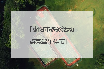 枣阳市多彩活动点亮端午佳节