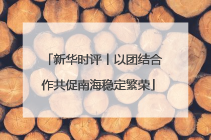 新华时评丨以团结合作共促南海稳定繁荣