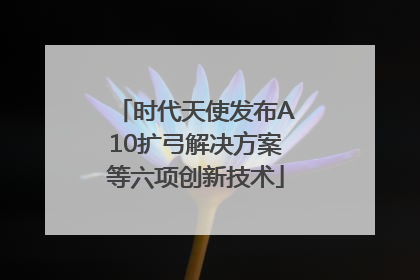 时代天使发布A10扩弓解决方案等六项创新技术