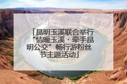 昆明玉溪联合举行“情暖玉溪・牵手昆明公交”畅行游粉丝节主题活动