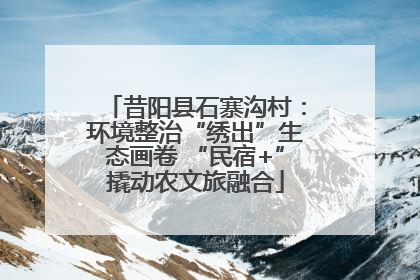 昔阳县石寨沟村：环境整治“绣出”生态画卷 “民宿+”撬动农文旅融合