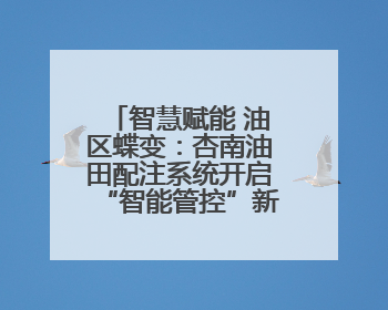 智慧赋能 油区蝶变：杏南油田配注系统开启“智能管控”新时代