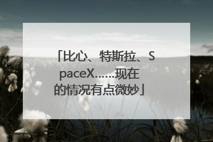 比心、特斯拉、SpaceX……现在的情况有点微妙