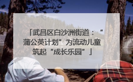 武昌区白沙洲街道：“蒲公英计划”为流动儿童筑起“成长乐园”
