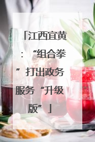 江西宜黄：“组合拳”打出政务服务“升级版”