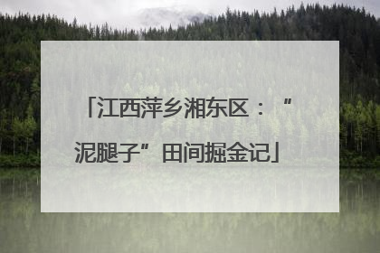 江西萍乡湘东区：“泥腿子”田间掘金记